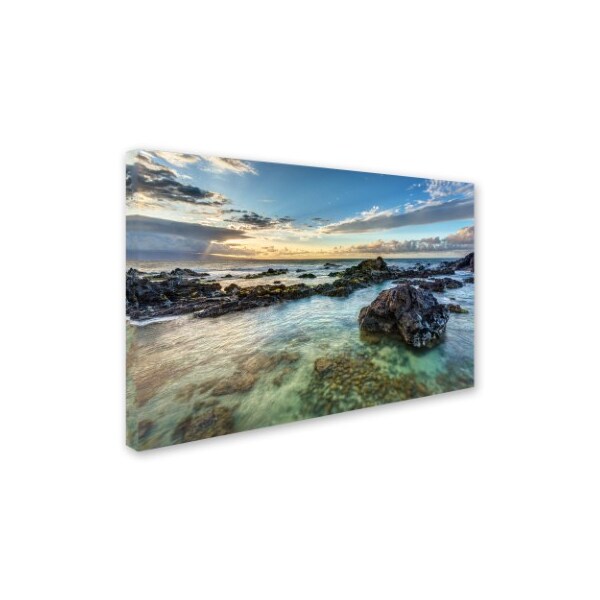 Pierre Leclerc 'Ho'okipa Sunset' Canvas Art,12x19